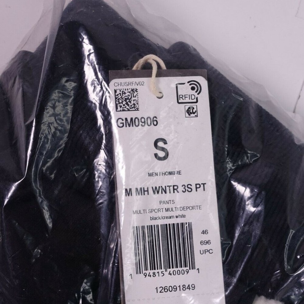 NEW adidas Winter 3-Stripes Pants GM0906 Black - Picture 8 of 12